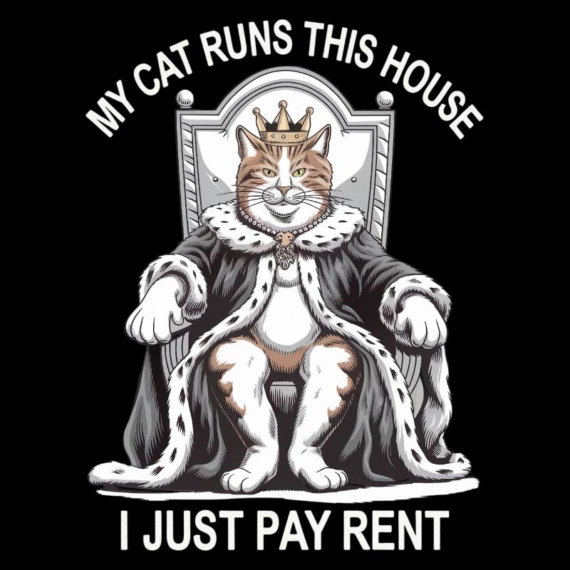 Mon chat dirige cette maison, je ne paie que le loyer