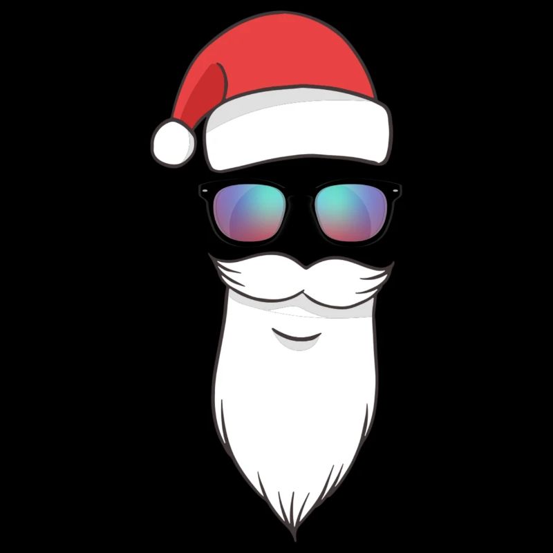 Weihnachtsmann mit Sonnenbrille