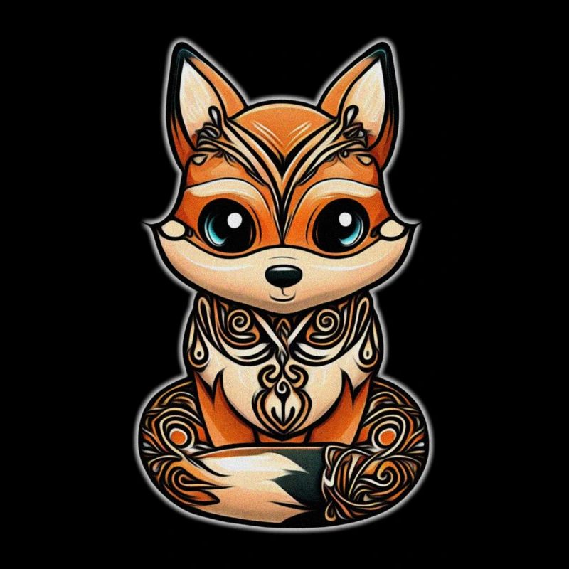 Fuchs im Cartoon Style 2