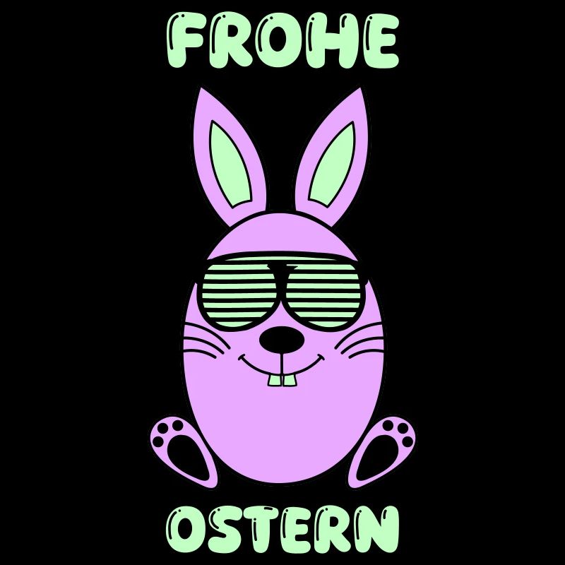 frohe ostern hase