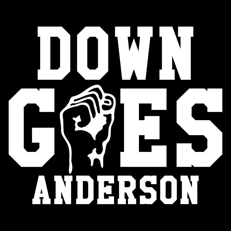 Down Goes Anderson Viral Baseball
