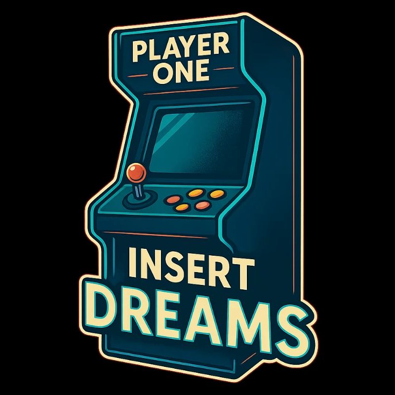 Insert Dreams – Retro Arcade Design for Gamers