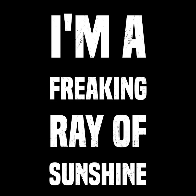 Je suis un rayon de soleil effrayant