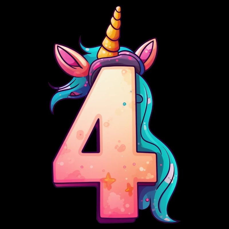 4e anniversaire de la licorne