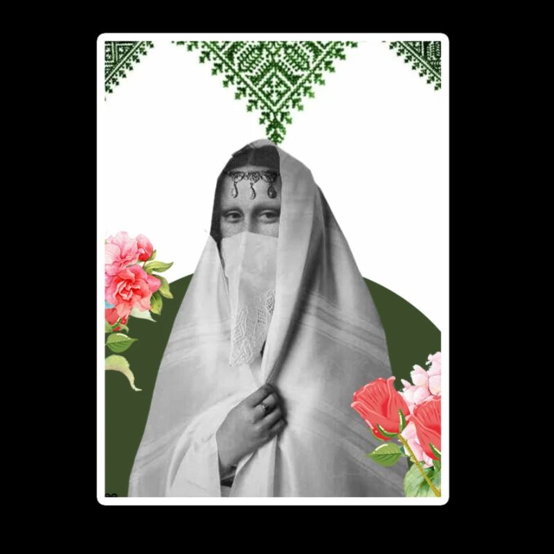 Sticker Moroccan Monalisa
