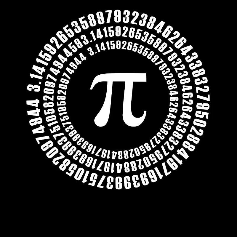 Circle number Pi spiral mathematics