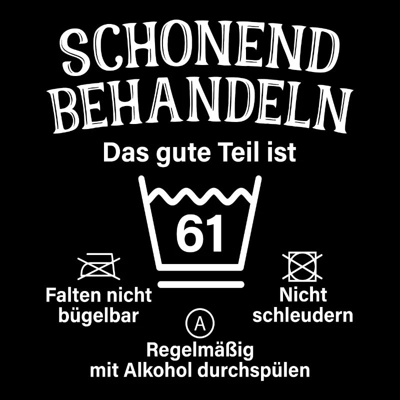 61. Geburtstag Schonend Behandeln 61 Teil Ist 61