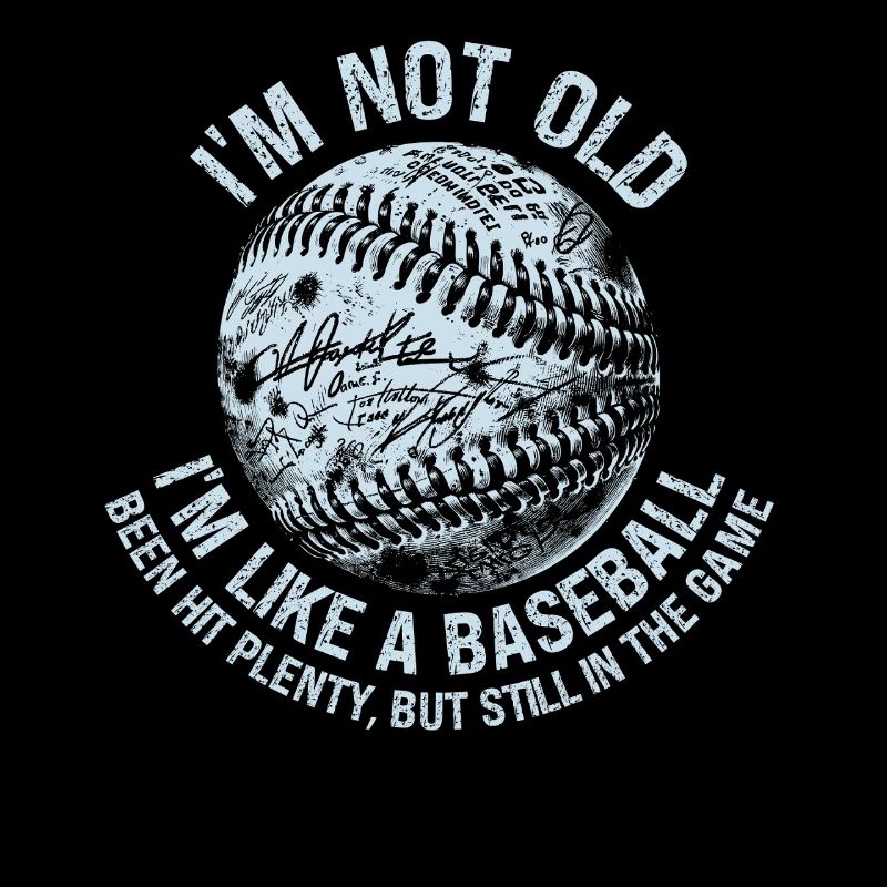 Conception de citation d’humour de baseball