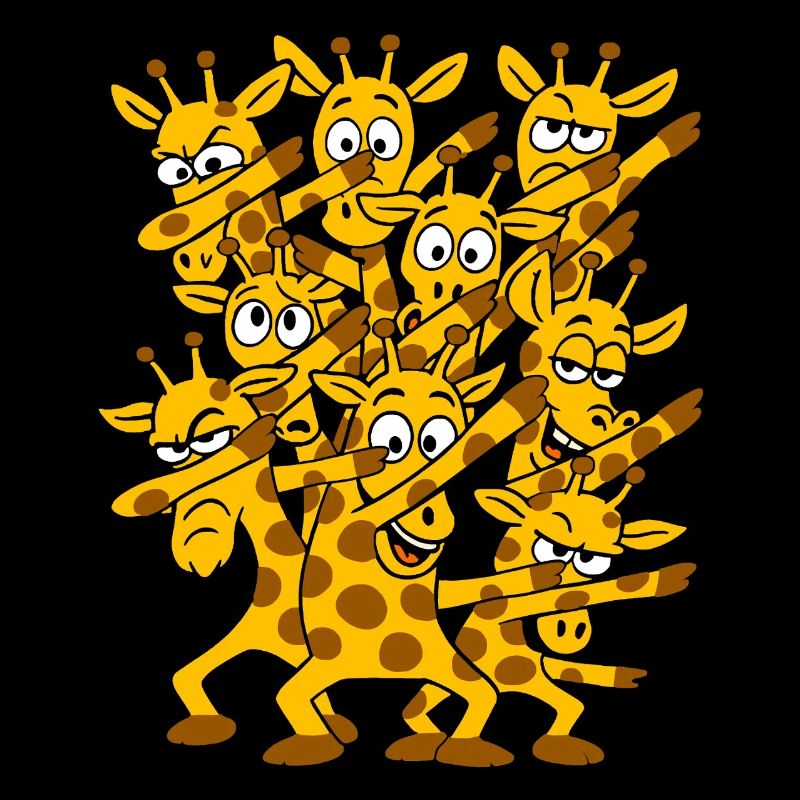 Dabbing Girafes dansantes