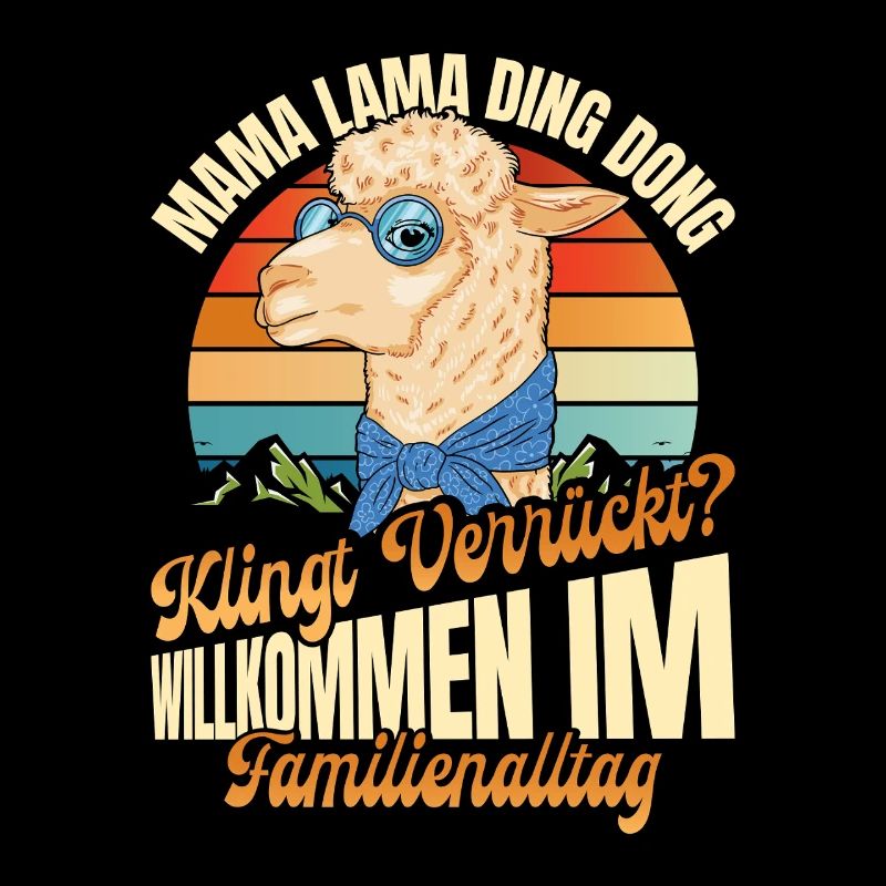 Werdende Mutter MAMA LAMA DING DONG Lustiges