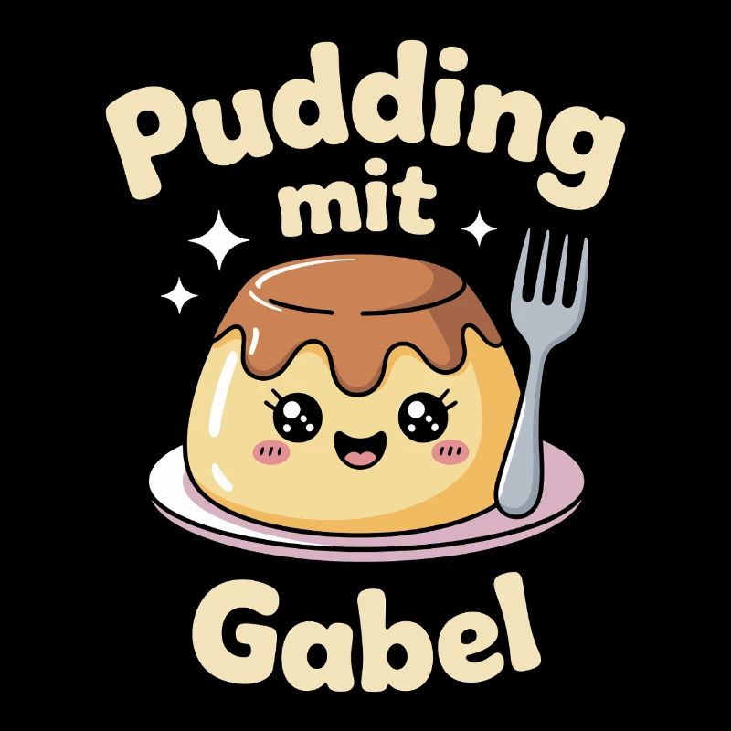 Pudding Mit Gabel