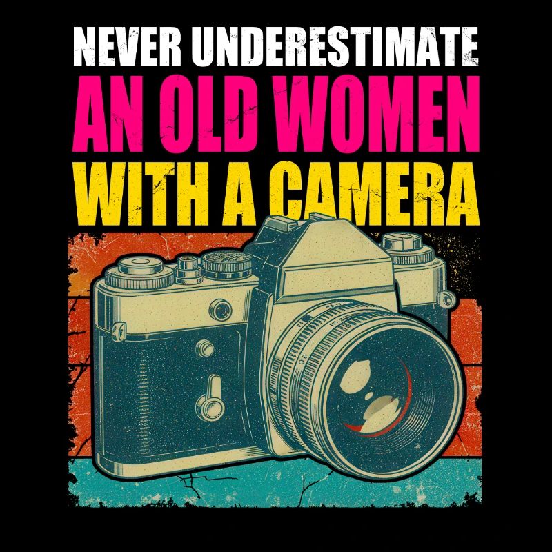 Old Woman with a Camera — Unstoppable