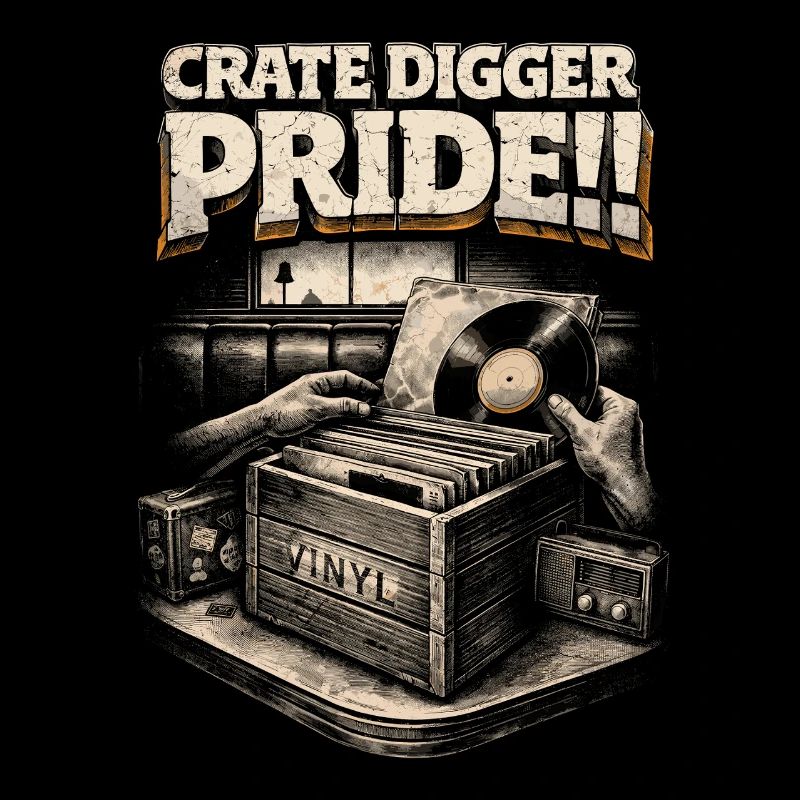 Disques vinyles de collection Fierté de Crate Digger