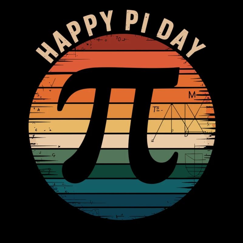 Joyeuse Jour Pi Shirt Cadeau Rétro Math