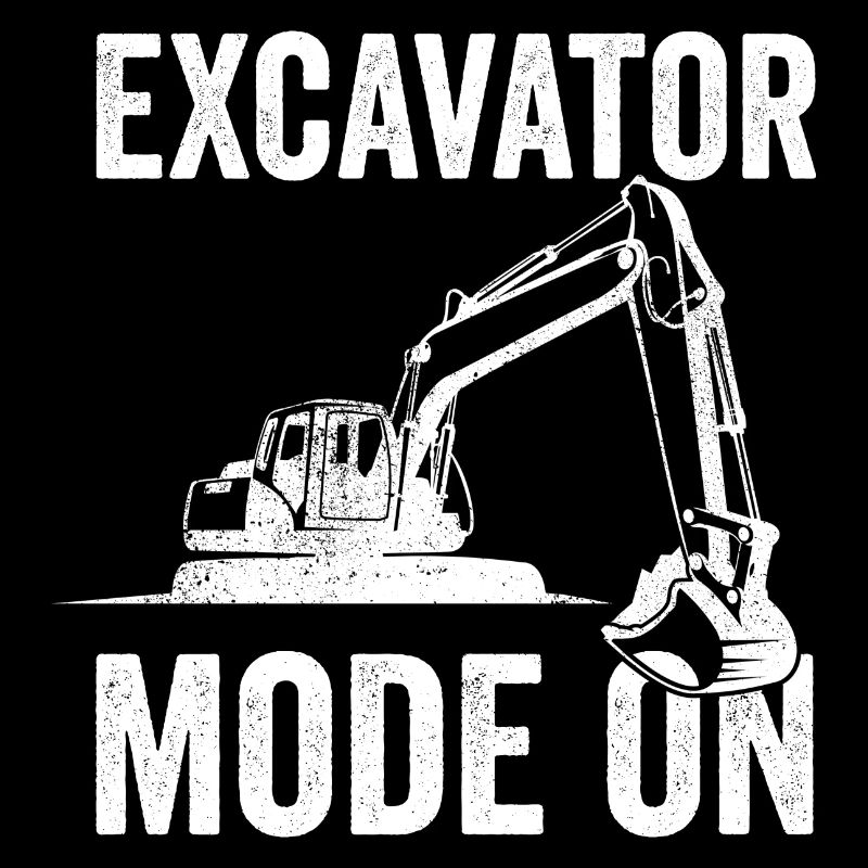 Ouvrier du bâtiment excavatrice