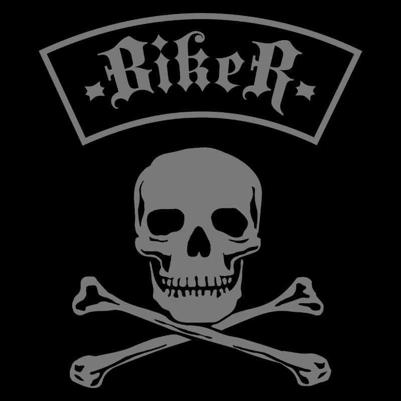 Biker Skull & Bones
