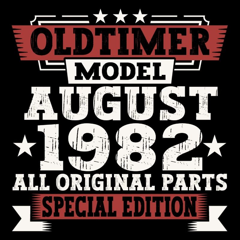 Oldtimer August 1982 40. Geburtstag Geschenk Fun