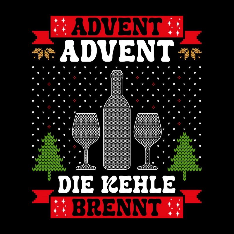 Advent Advent die Kehle Brennt Glühweintopf