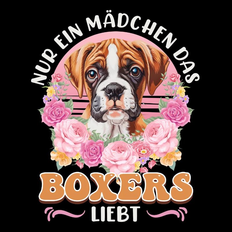Boxer Hund NUR EIN MÄDCHEN DAS BOXERS LIEBT