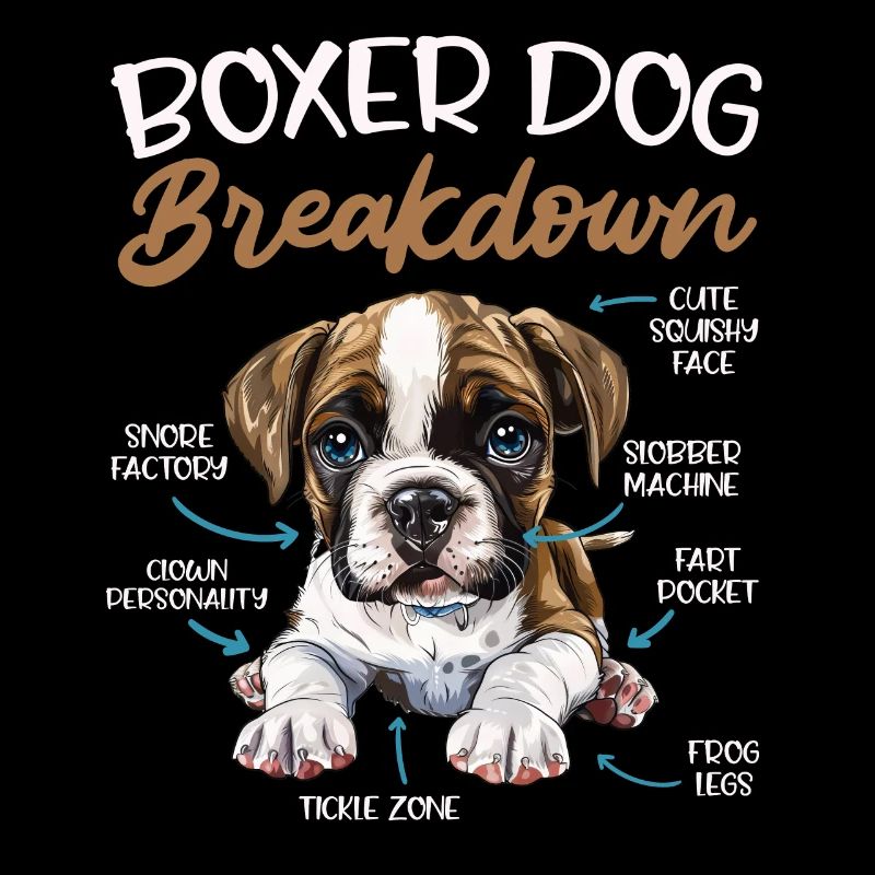 BOXER DOG BREAKDOWN Deutscher Boxer Lustiges