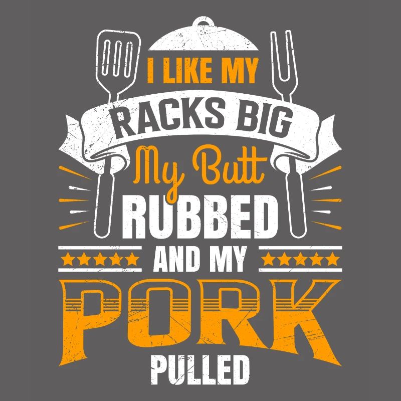 Grillmeister come il mio Racks Big Butt Strofinato Maiale