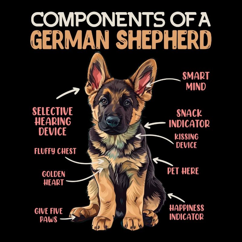 German Shepherd Owner COMPONENTS OF GERMAN SHEPHERD