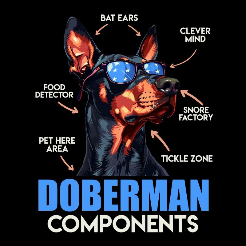 COMPOSANTS DU DOBERMANN Anatomie Doberman