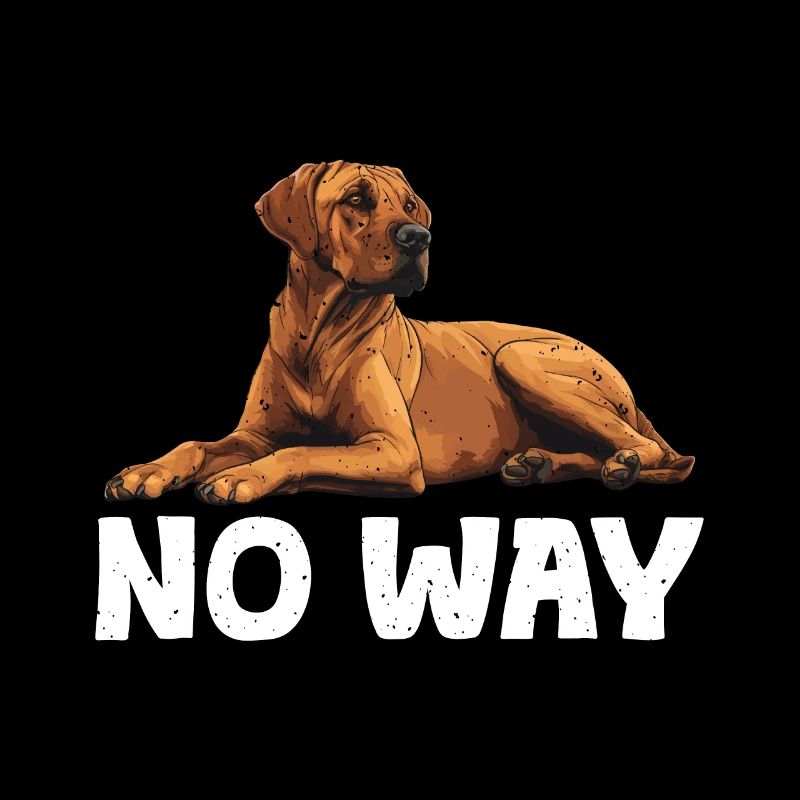 Rhodesian Ridgeback ZERO BUCK Dog Bitzer Funny