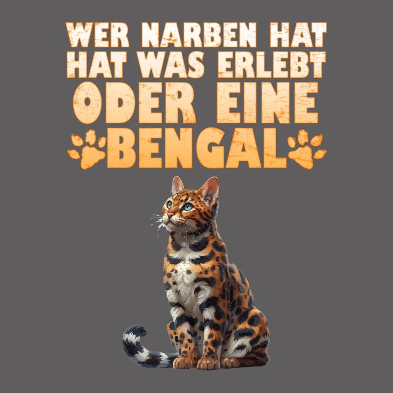 Bengalkatze WER NARBEN HAT HAT WAS ERLEBT ODER