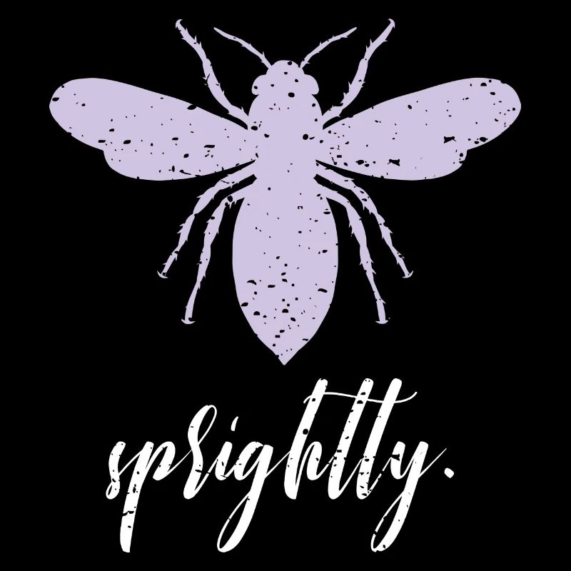 Lila Pastell Bee Sprightly Biene Be Sprightly