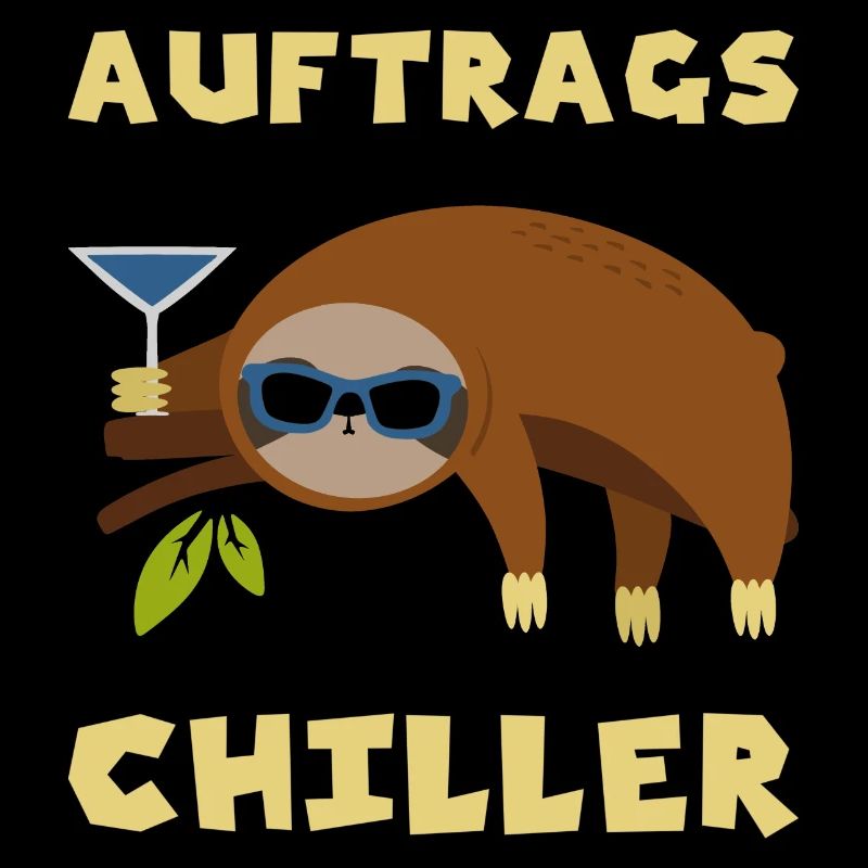 Faultier Schildkröte Auftragschiller Geschenk