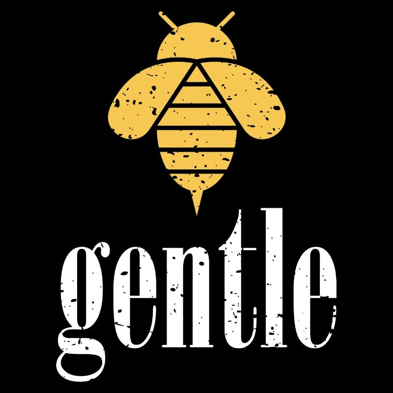 Abeille jaune Abeille douce Soyez doux