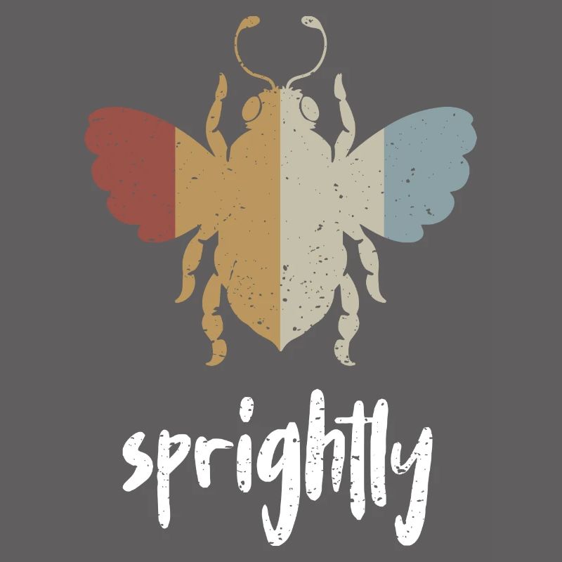Retro Bee Sprightly Biene Be Sprightly
