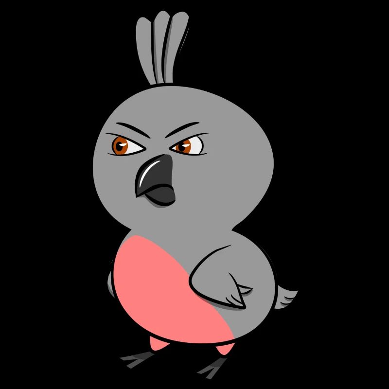 Wütender Vogel
