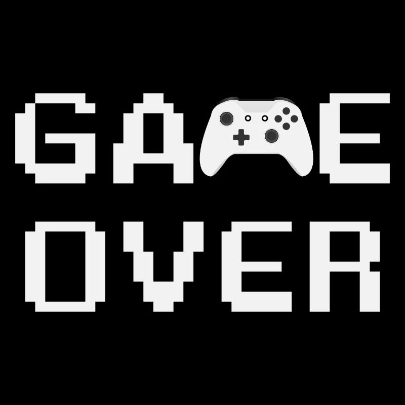 Game Over Controller White