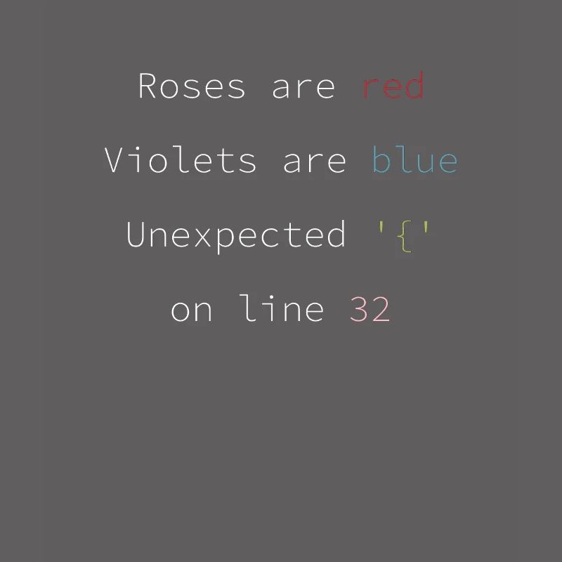 Funny Fehlercode Software Entwickler