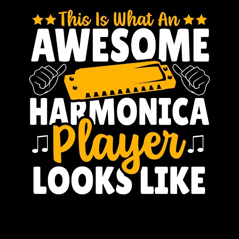 Playing Harmonica Gift