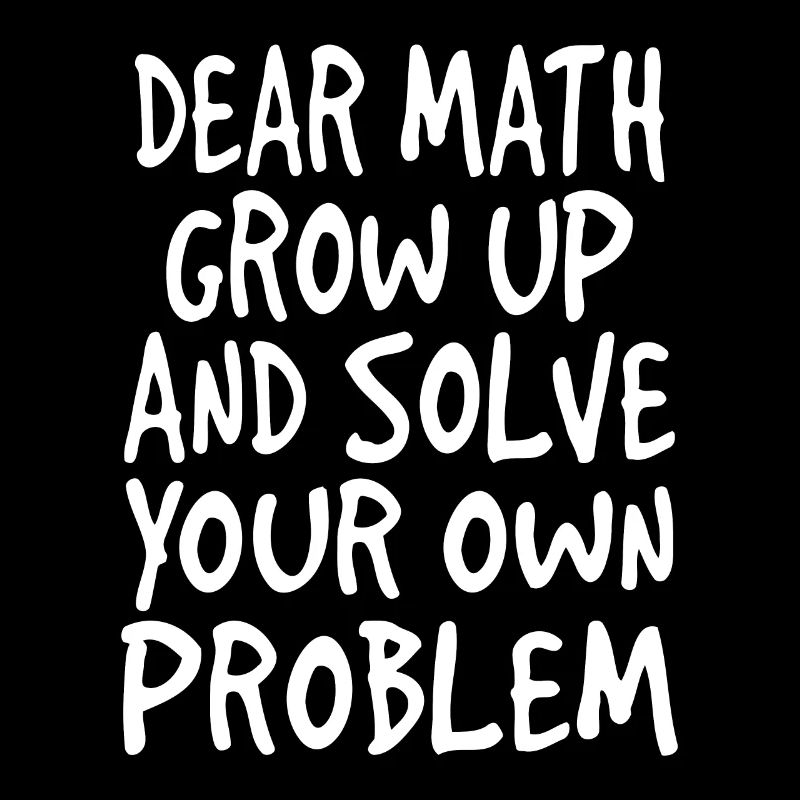 Funny Math Joke Pun - Professeur de mathématiques