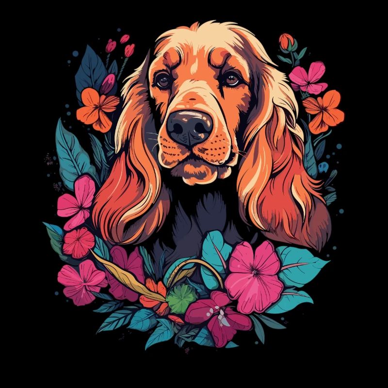 Cocker Spaniel Hund Geschenk