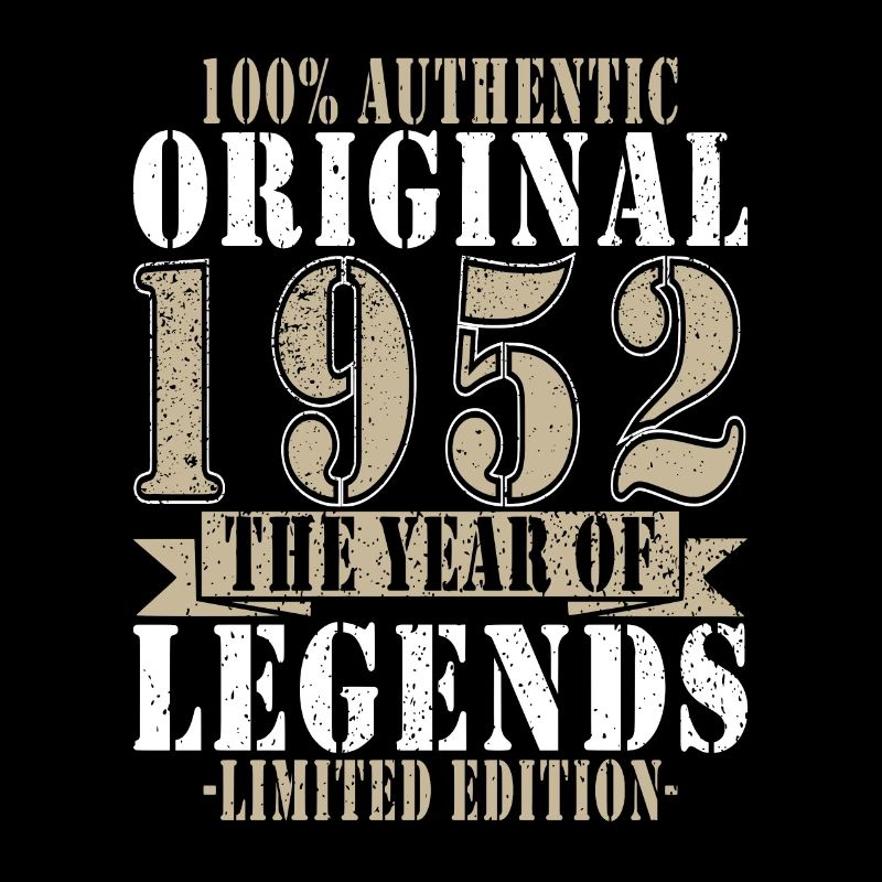 1952 Geburtstagsgeschenk, Legenden geboren 1952