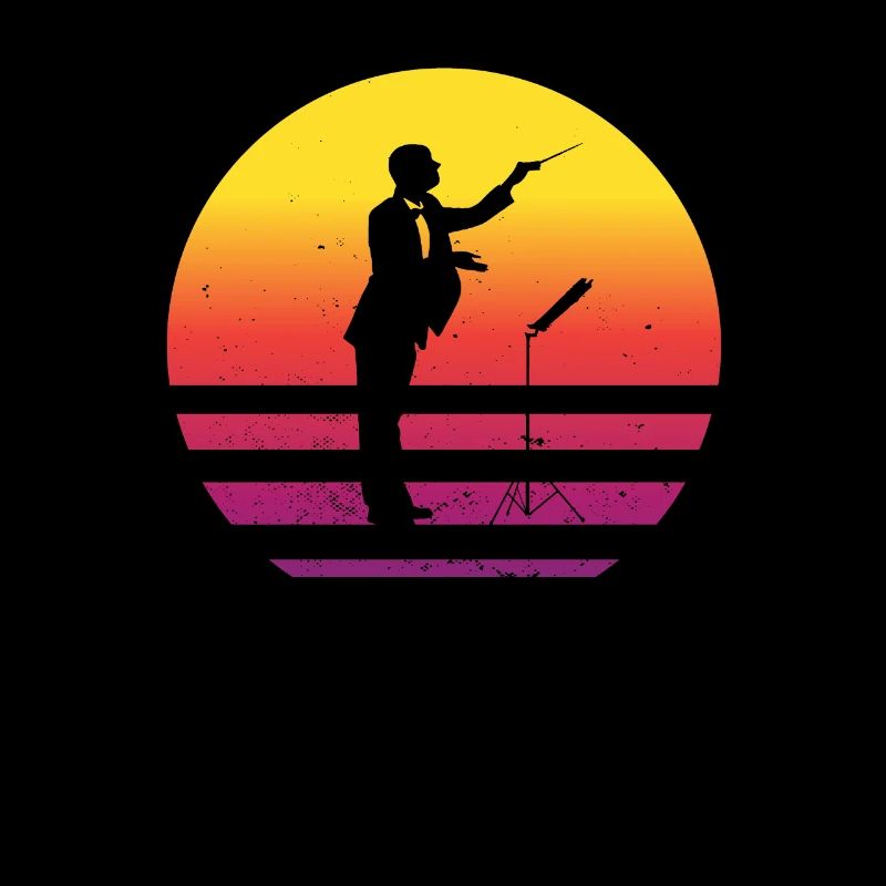 Retro Vintage Chorleiter & Dirigenten Dirigent