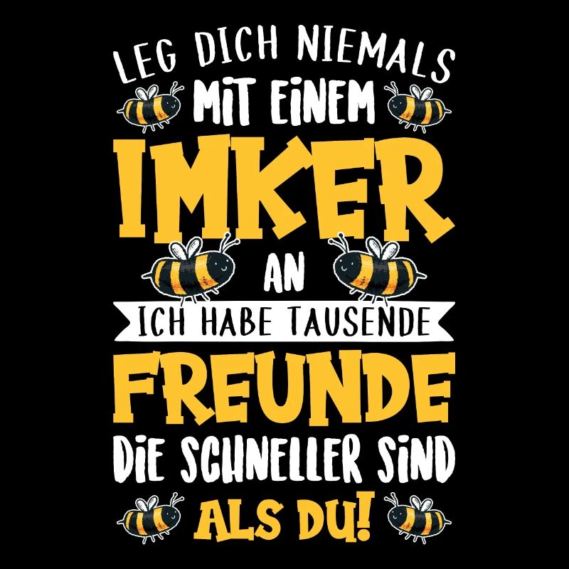 Imker T-Shirt Geschenk Spruch Sprüche Geschenkidee