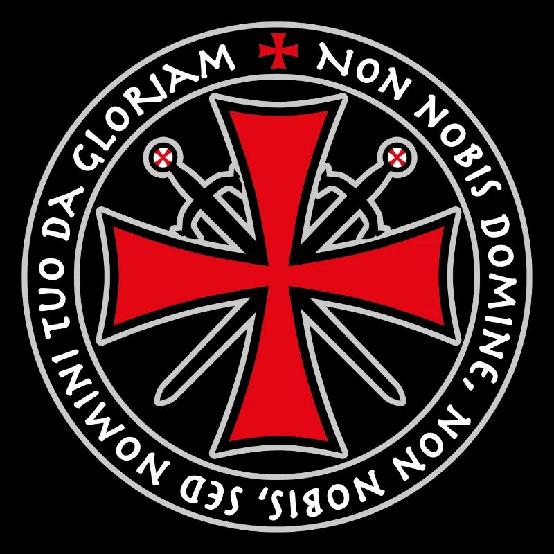 05 Templer Croix Épées Non Nobis Domine Sort