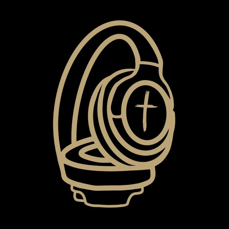Casque avec croix