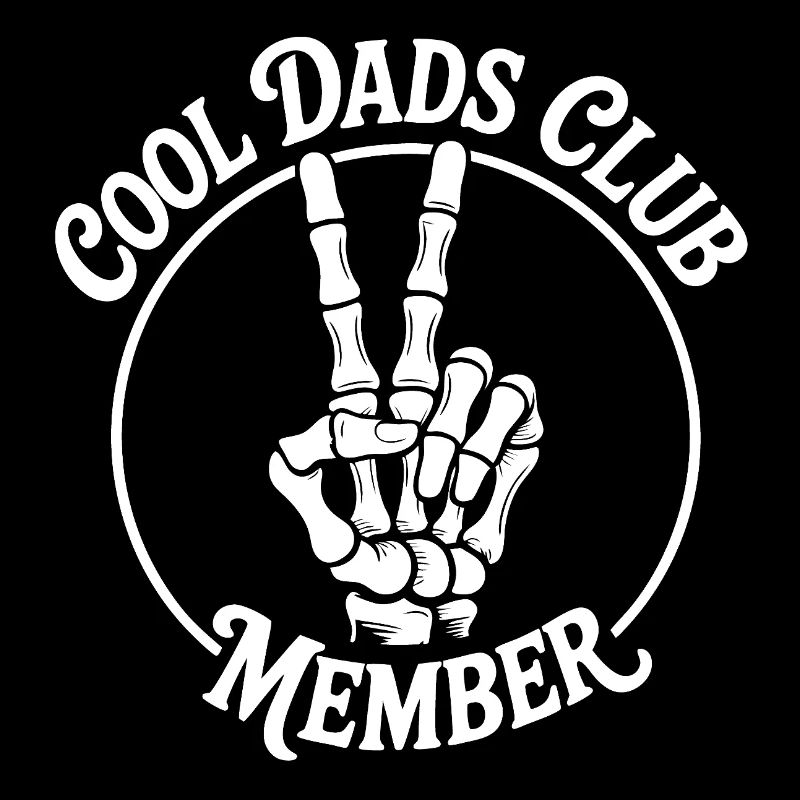 Cool Dads Club Skeleton Design
