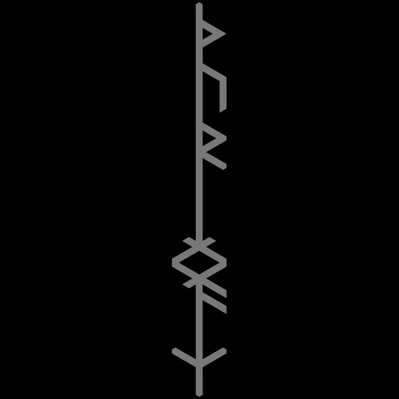Thüringer "Þuringa" Stab-Binderune, Quantum Runes©