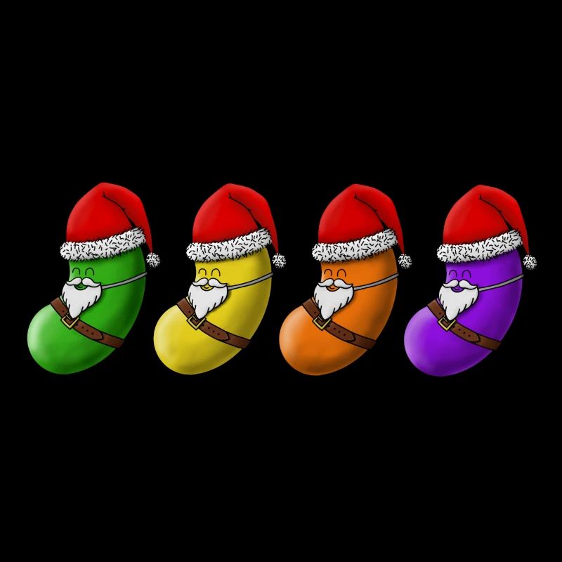 SantaBeans with Face