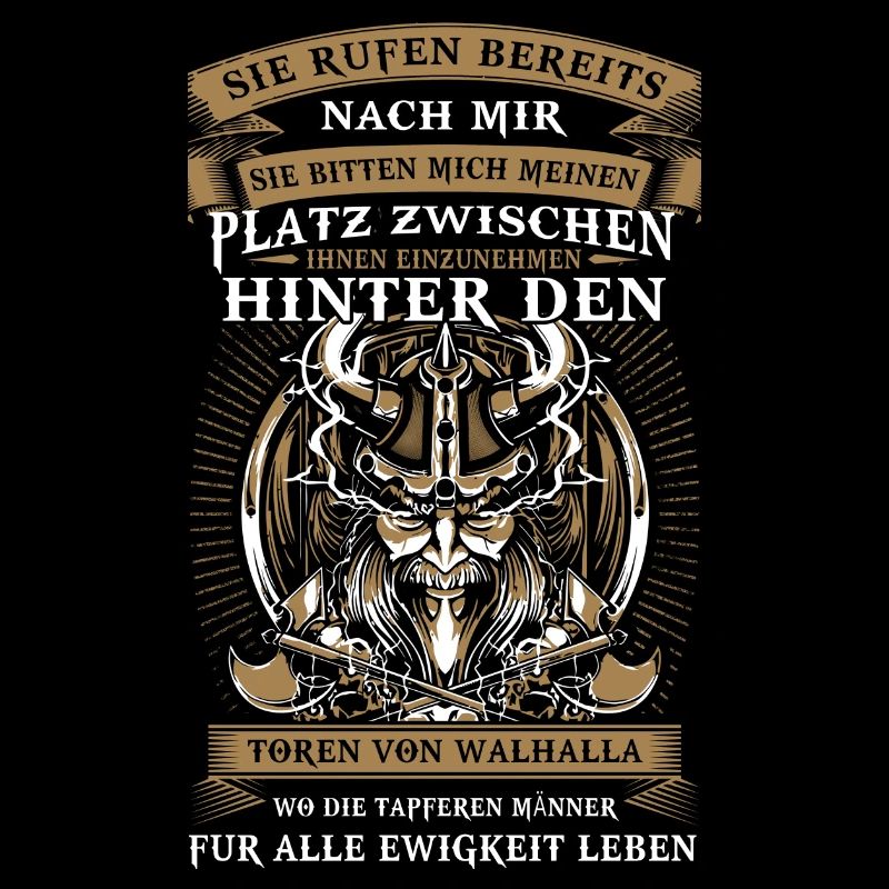 Sie warten bereits auf mich - Wikinger Design