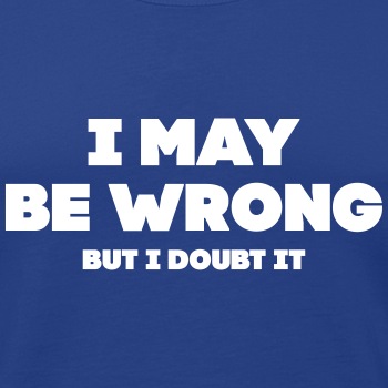 I may be wrong, but I doubt it - Singlet for men