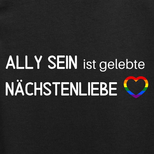 Ally sein = Nächstenliebe